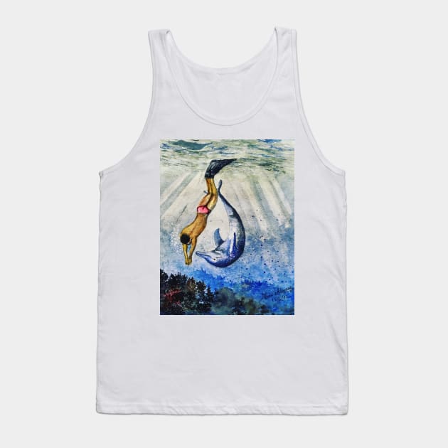 The swimmers Tank Top by Almanzart